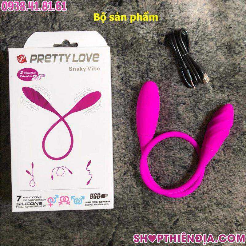 Bộ sản phẩm trứng rung 2 đầu dạng dây Cordinha có gân