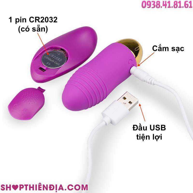Hướng dẫn sạc máy rung điều khiển từ xa Winx có gân