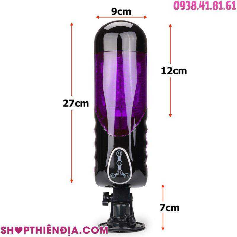 Kích thước máy thủ dâm đa chức năng Trainer