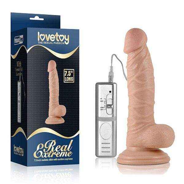 Dương vật giả hít tường có rung size nhỏ