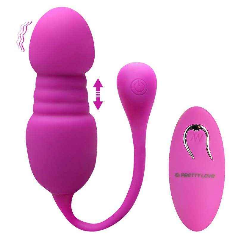 Trứng rung Callieri (thụt + điều khiển từ xa)